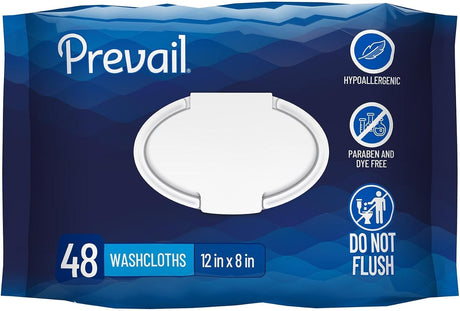 Prevail Washcloths, 12" x 8", 48 Count