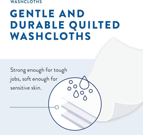 Prevail Washcloths, 12" x 8", 48 Count