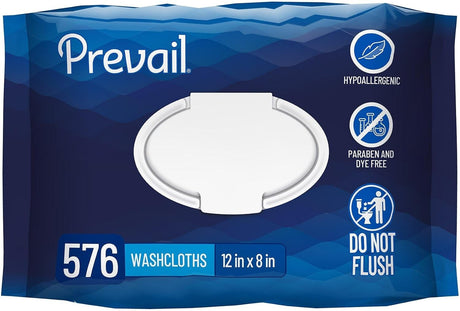 Prevail Washcloths, 12" x 8", 48 Count
