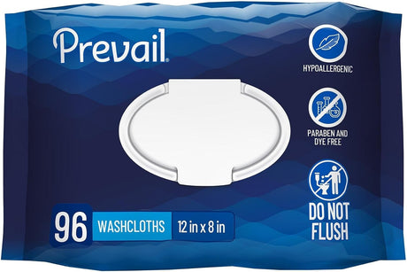 Prevail Washcloths, 12" x 8", 48 Count