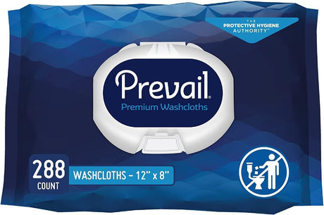 Prevail Washcloths, 12" x 8", 48 Count
