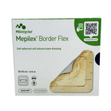 Mepilex Border Flex Adhesive with Border Foam Dressing, 4 x 4 Inch