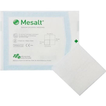 Mesalt Sodium Chloride Impregnated Dressing, 8 x 8 Inch