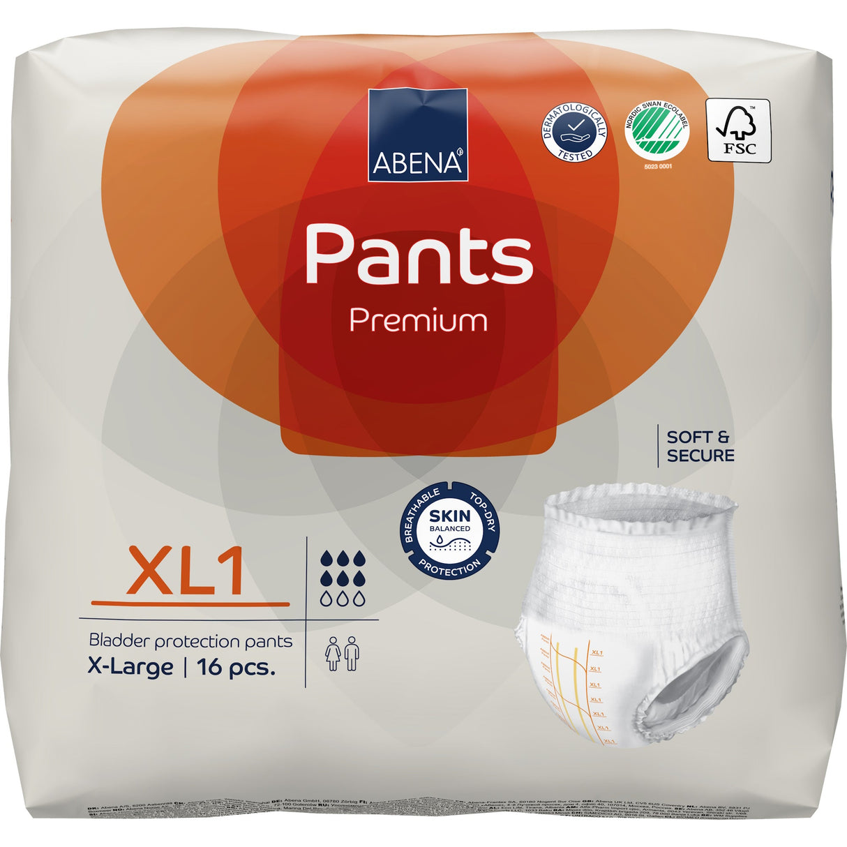 Abena Pants Premium Pull - On Underwear Level 1 - 1000021328-Pack - LL Medico