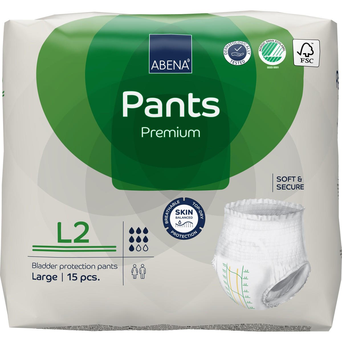 Abena Pants Premium Pull - On Underwear Level 2 - 1000021326-Pack - LL Medico