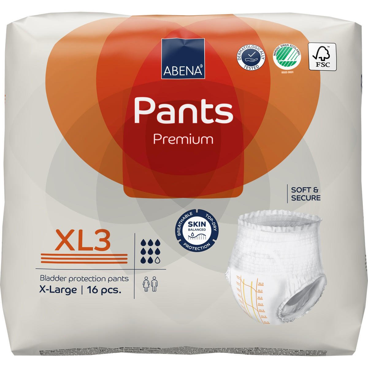 Abena Pants Premium Pull - On Underwear Level 3 - 1000021330-Sample - LL Medico