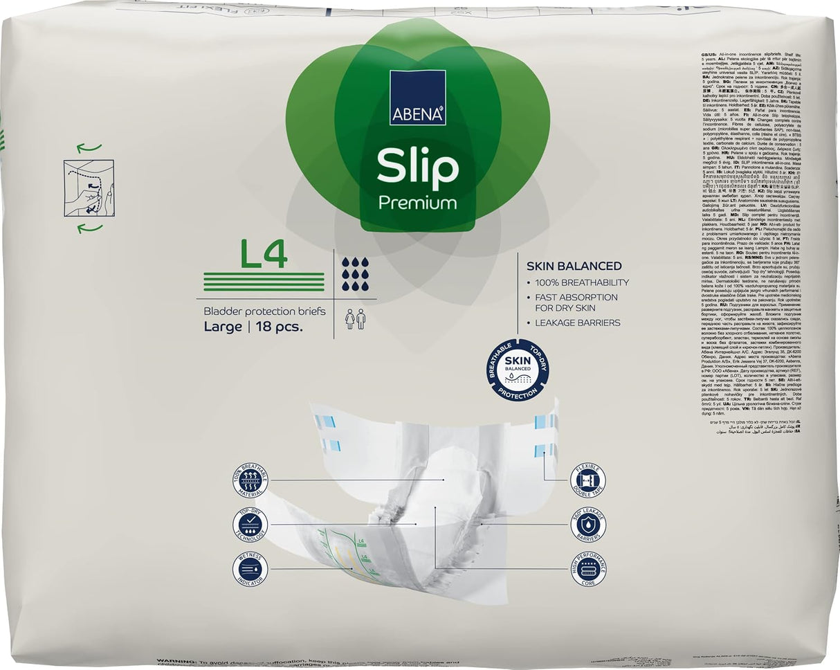 Abena Slip Premium Level 4 Adult Diapers