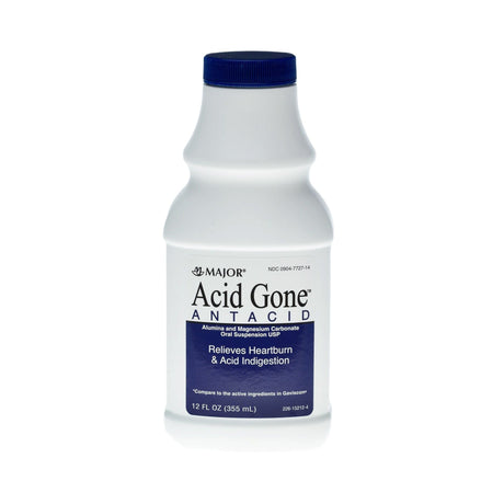 Acid Gone Antacid Oral Suspension, 358 mg-95 mg, 12 oz - 00904772714-Single - LL Medico