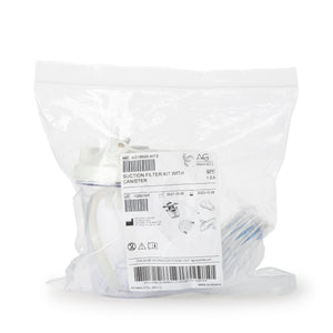 AG Industries Suction Canister Kit with Float Valve Shut-Off Lid, 800 mL - AG18600-KIT2-Single - LL Medico