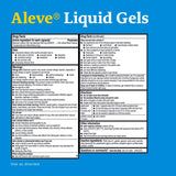 Aleve Liquid Gels, drug facts panel
