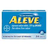 Aleve Naproxen Sodium Pain Relief, box front