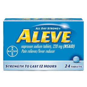 Aleve Naproxen Sodium Pain Relief, box front