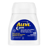 Aleve PM Pain Reliever & Nighttime Sleep Aid Caplets, Naproxen Sodium, 220 mg - 00280120020-Bottle - LL Medico