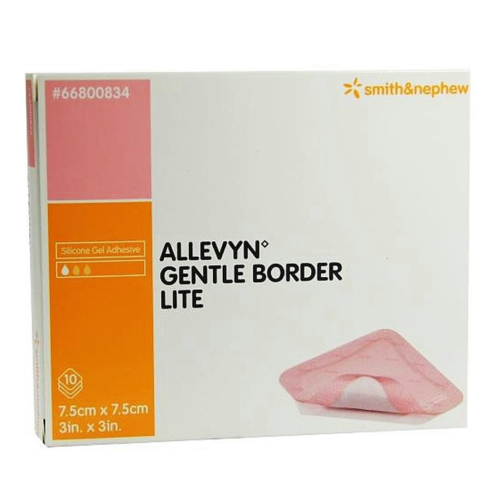 Allevyn Gentle Border Lite, 10 x 10 Centimeter