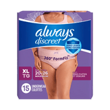 Always Discreet Maximum Protection Underwear for Women - 10037000887611-Pack - LL Medico