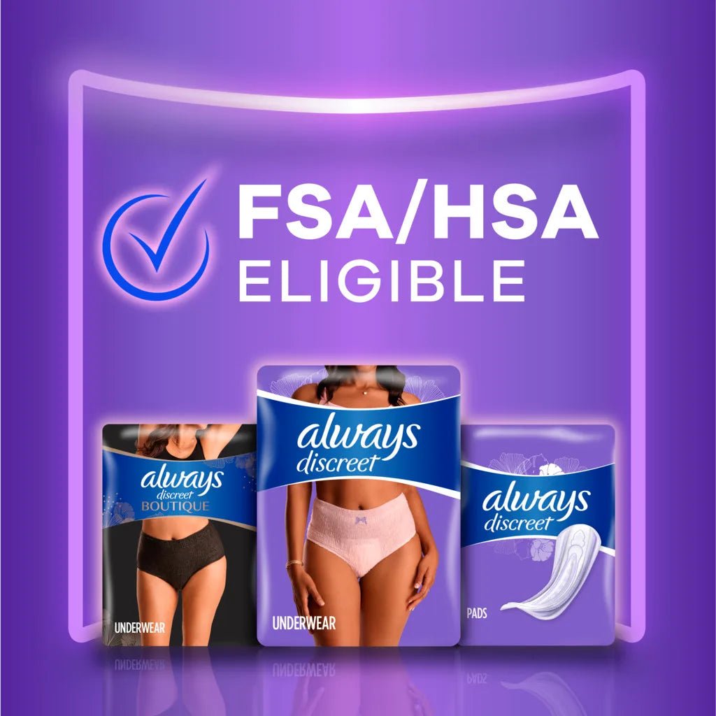 Always Discreet Maximum Protection Underwear for Women - 10037000887611-Pack - LL Medico