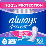 Always Discreet Moderate Long Pads, 4 Drops - 03700088707-Case - LL Medico