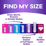 Always Discreet Moderate Long Pads, 4 Drops - 03700088707-Pack - LL Medico