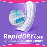 Always Discreet Moderate Long Pads, 4 Drops - 03700088707-Pack - LL Medico