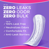 Always Discreet Moderate Long Pads, 4 Drops - 03700088707-Pack - LL Medico