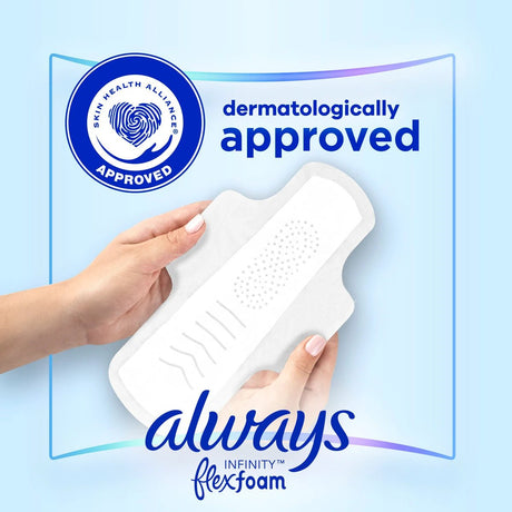 Always Infinity Size 3 Extra Heavy Flow Pads with Wings, Unscented - 03700089909-Pack - LL Medico