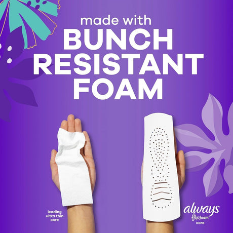 Always Radiant with FlexFoam Overnight Pads, Size 4 - 03700081811-Box - LL Medico