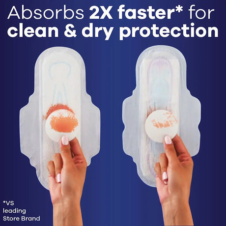Always Ultra Thin Size 4 Overnight Pads With Wings, Unscented - 03700099089-Pack - LL Medico