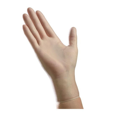 Ambitex Vinyl Exam Gloves, Powder Free, Clear - VSM5201-Box - LL Medico