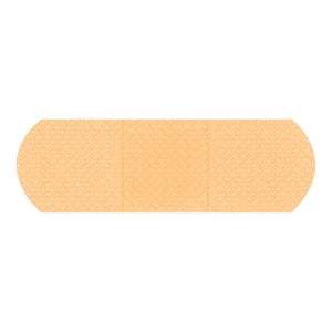 American White Cross First Aid Plastic Adhesive Strip, Sheer, Sterile, 1" x 3" - 1290033-Box - LL Medico