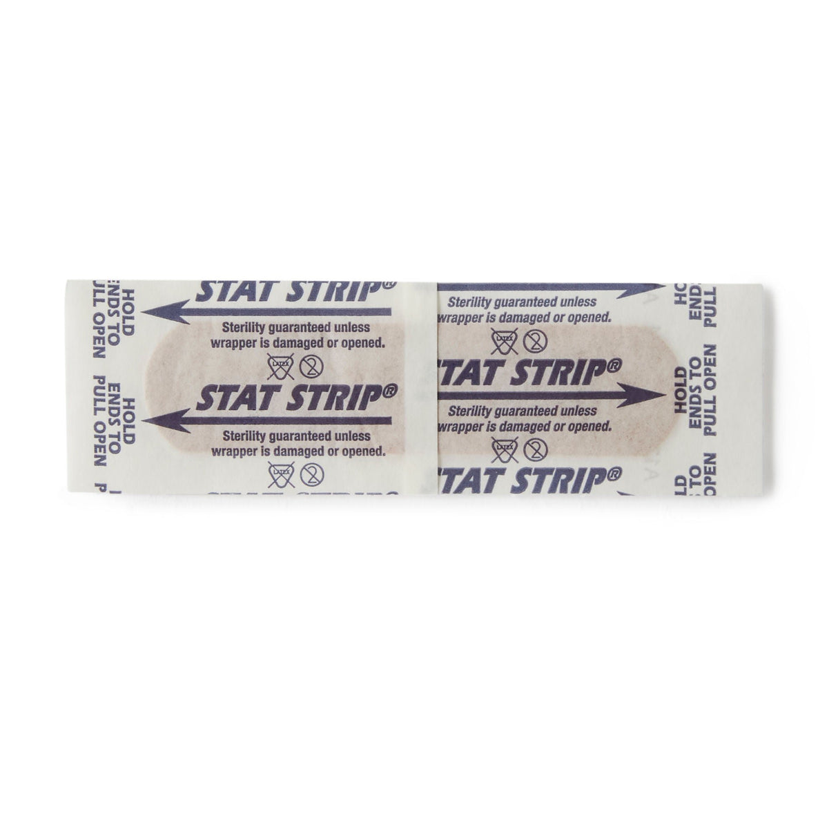 American White Cross Stat Strip Adhesive Strip, 3/4 x 3 Inch