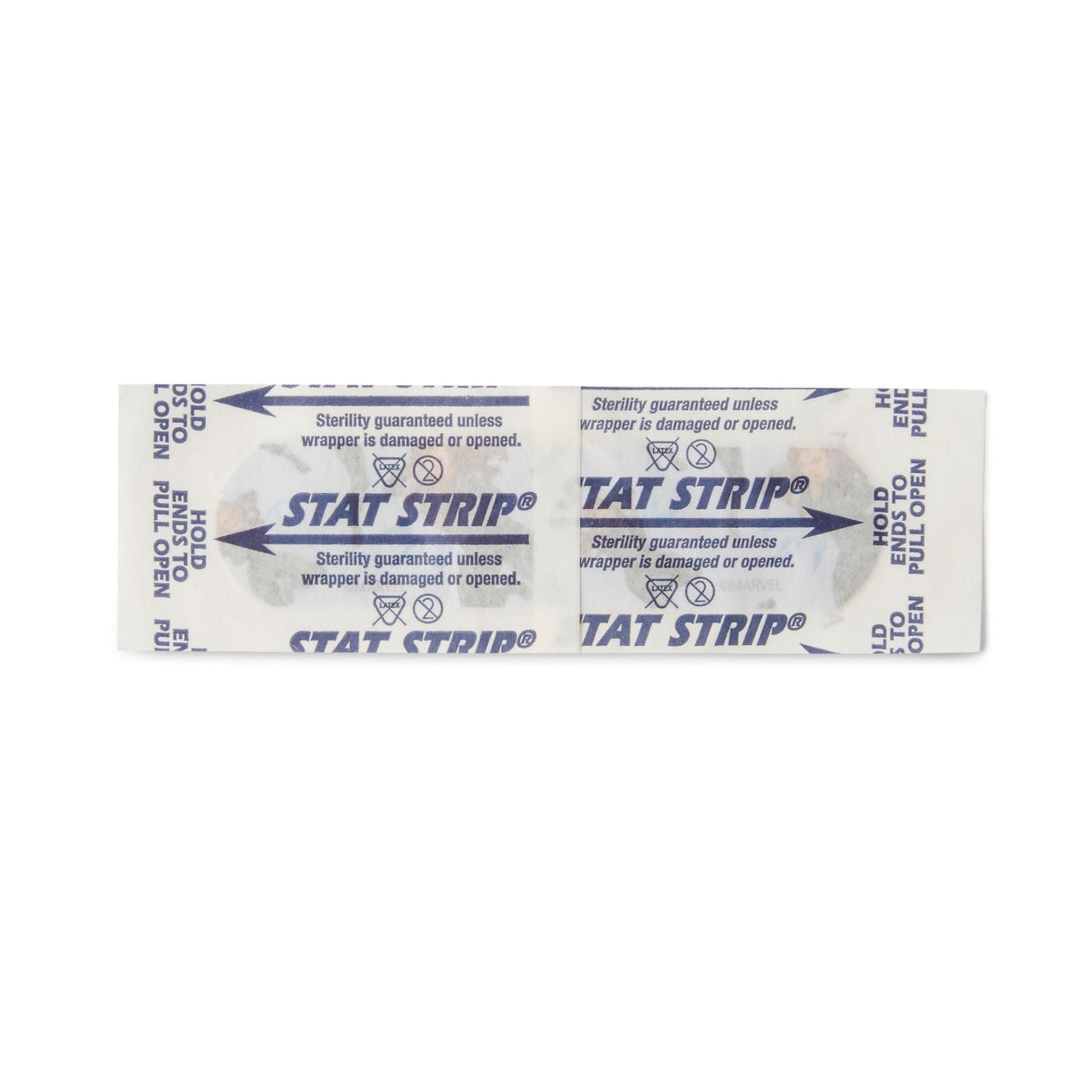 American White Cross Stat Strip Avengers Adhesive Strip, ¾ x 3 Inch