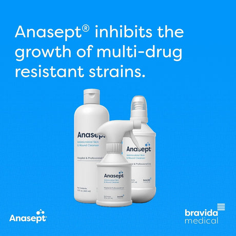Anasept Antimicrobial Skin & Wound Cleanser Spray, Non-Sterile, 8 oz - 4008SC-Single - LL Medico