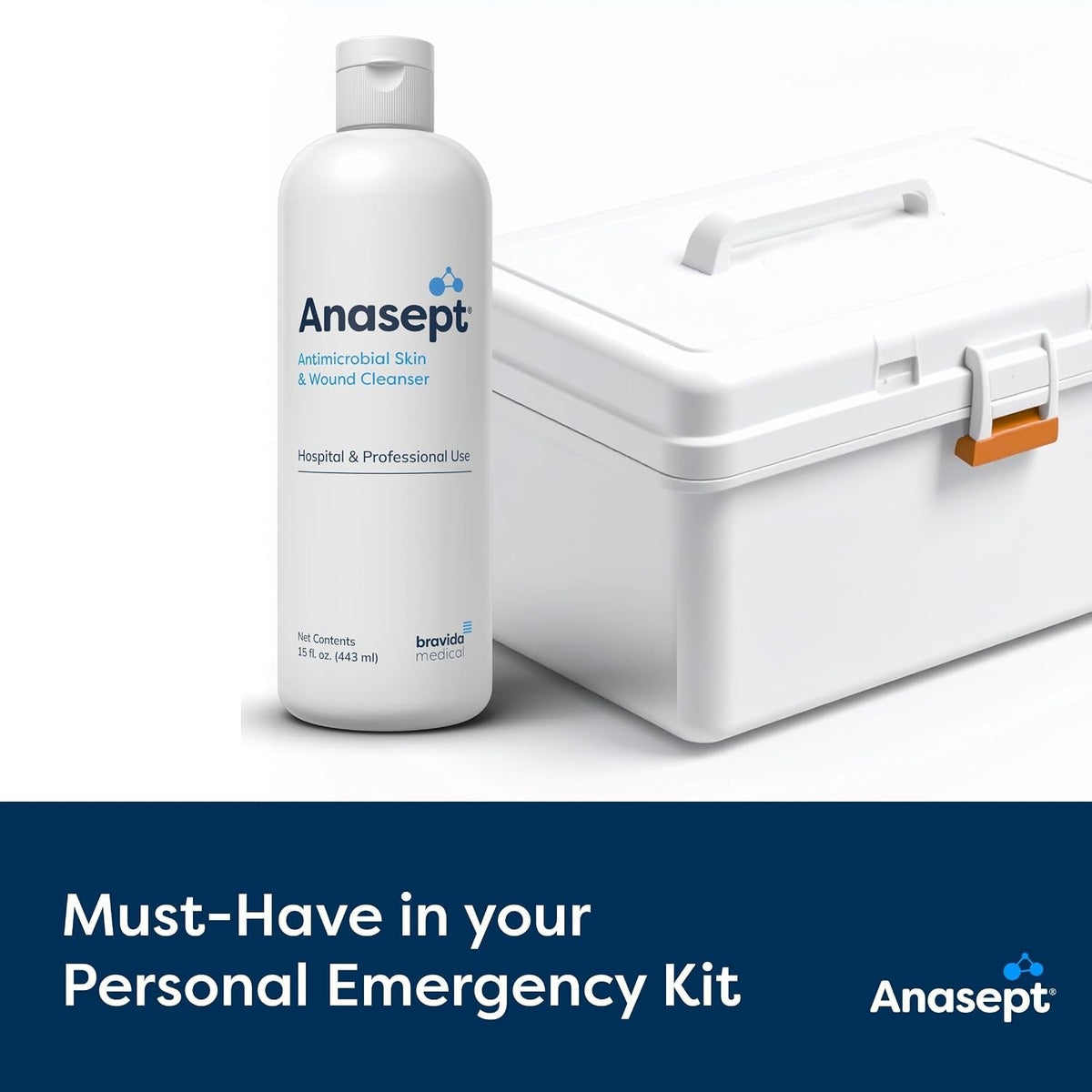 Anasept Antimicrobial Skin & Wound Cleanser Spray, Non-Sterile, 8 oz - 4008SC-Single - LL Medico