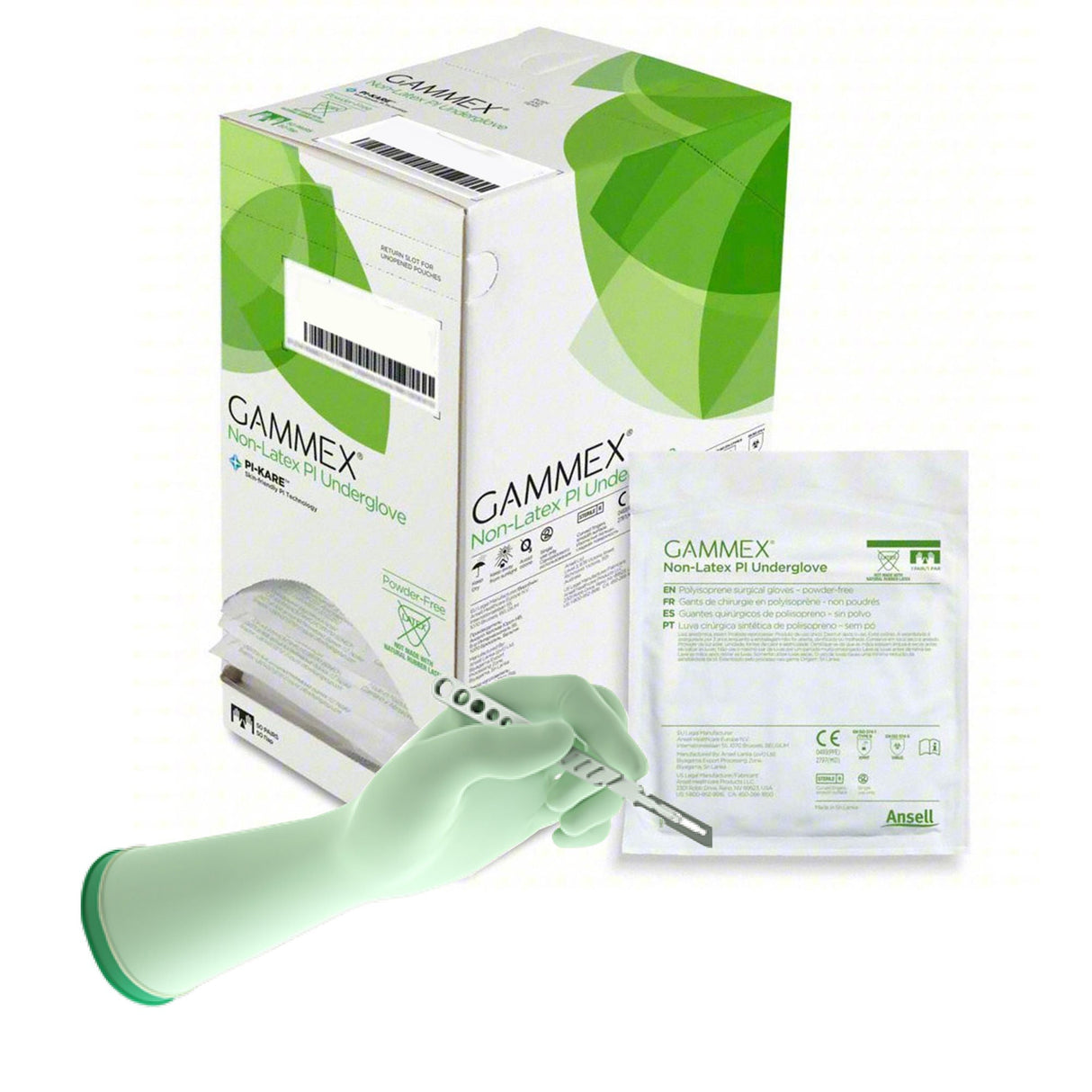 Ansell Gammex Non-Latex PI Polyisoprene Surgical Underglove - 20687265-Box - LL Medico