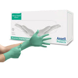 Ansell Micro-Touch Affinity Polychloroprene Exam Gloves, Green - 3770-Case - LL Medico