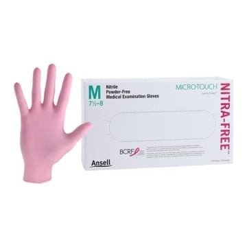 Ansell Micro-Touch NitraFree Nitrile Exam Gloves, Powder-Free - 6034510-Box - LL Medico