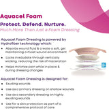 Aquacel Foam Adhesive Dressing Sacral, Sterile, 8" x 7" - 420626-Single - LL Medico