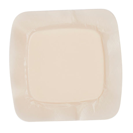 Aquacel Foam Dressing with Border, Silicone Adhesive, 4 x 4", Waterproof Film Backing, Square, Tan, Sterile - 420680-Single - LL Medico