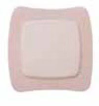 Aquacel Silicone Foam Dressing, with Border, Foam, Tan, Silicone Adhesive, Waterproof Film Backing, Square, Sterile, 3.2" x 3.2" - 420804-Single - LL Medico
