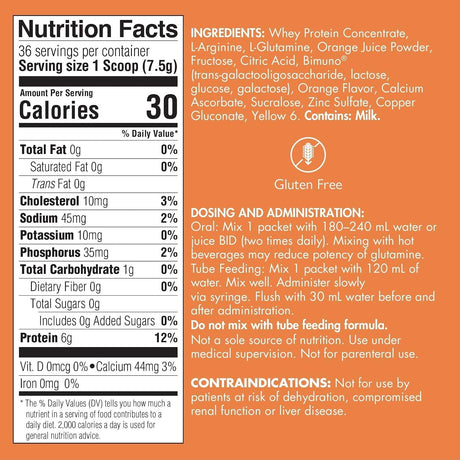 ArgiMent AT Medical Food Oral Supplement, Orange Crème, 1.5 oz Packet - 11220-Single - LL Medico