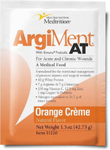 ArgiMent AT Medical Food Oral Supplement, Orange Crème, 1.5 oz Packet - 11220-Single - LL Medico