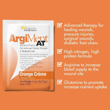 ArgiMent AT Medical Food Oral Supplement, Orange Crème, 1.5 oz Packet - 11220-Single - LL Medico