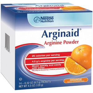 Arginaid Oral Supplement Powder, Orange, 0.32 oz - 10043900359837-Single - LL Medico
