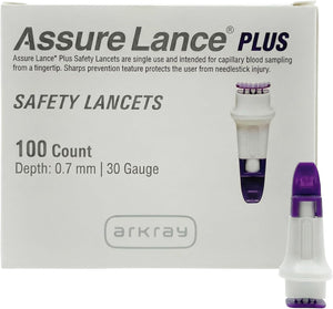 Arkray Assure Lance Plus Safety Lancets, 30 Gauge - 990130-Box - LL Medico