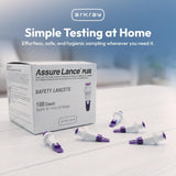 Arkray Assure Lance Plus Safety Lancets, 30 Gauge - 990130-Box - LL Medico