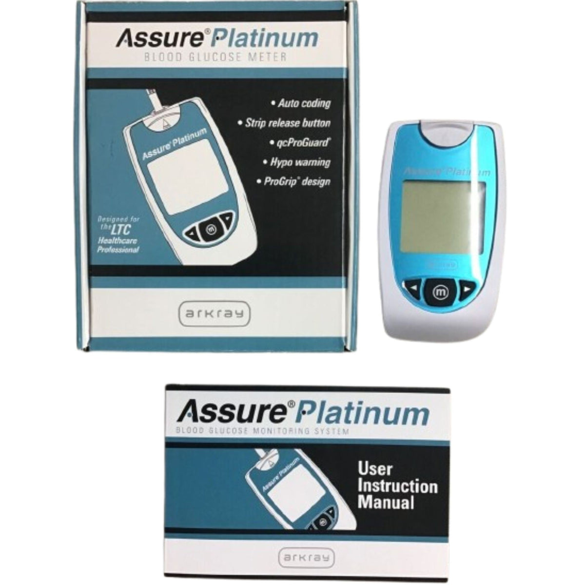 Arkray Assure Platinum Blood Glucose Meter, No Coding Required - 500001-Single - LL Medico