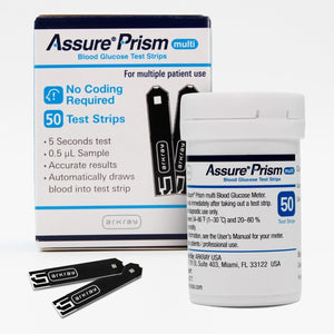Arkray Assure Prism Multi Blood Glucose Test Strips - 530050-Box - LL Medico