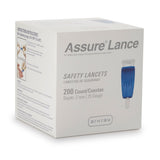 Arkray Assure Safety Lancets, 25 Gauge, 200 Count - 980225-Box - LL Medico