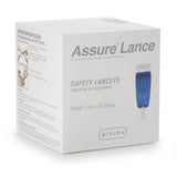 Arkray Assure Safety Lancets, 25 Gauge - 980125-Box - LL Medico