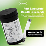 Arkray Glucocard Expression Blood Glucose Test Strips, 50 Count - 570050-Case - LL Medico